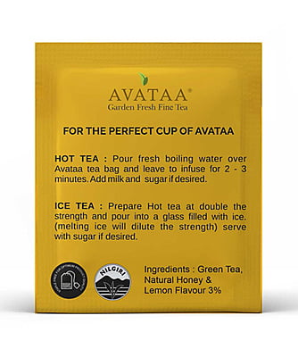 Avataa Green Honey & Lemon Tea Bag